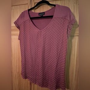 Fortune & Ivy Mixed Material blouse